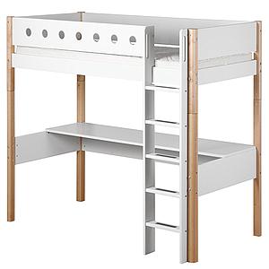 WHITE by Flexa Bureau pour lit mezzanine 90x200cm