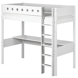 WHITE by Flexa Bureau pour lit mezzanine 90x200cm
