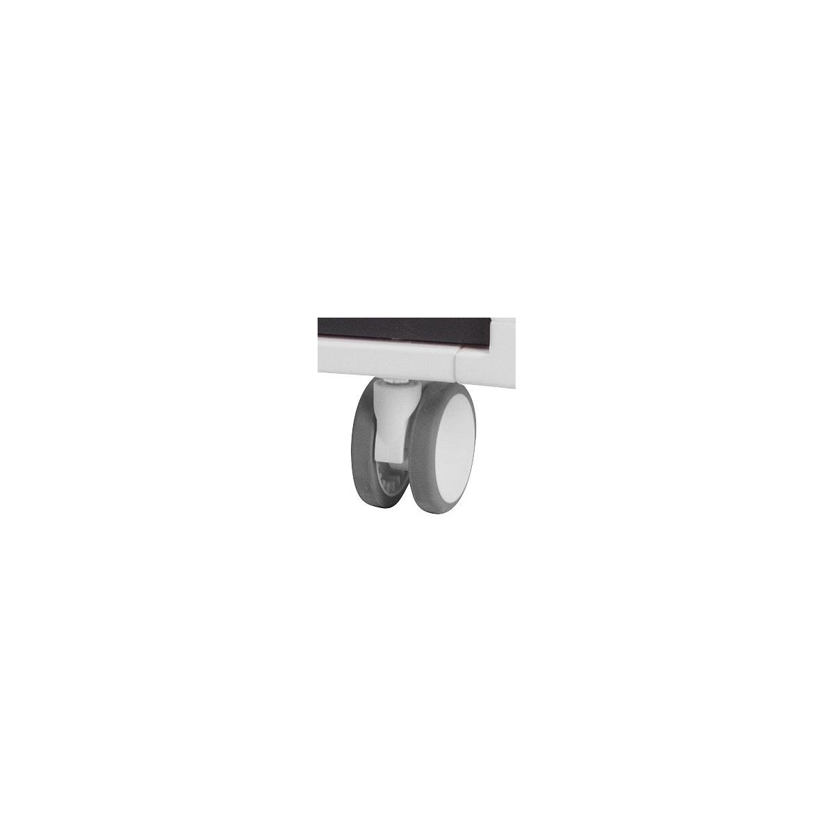 WHITE by Flexa Caisson à roulette blanc laqué et gris anthracite