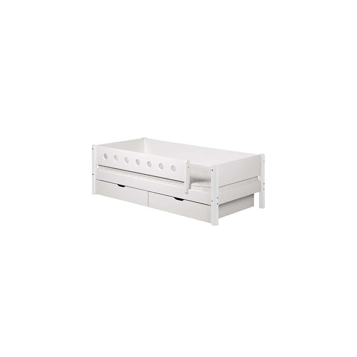 WHITE by Flexa Extrémité de barrière de sécurité en MDF uniquement pour lit simple