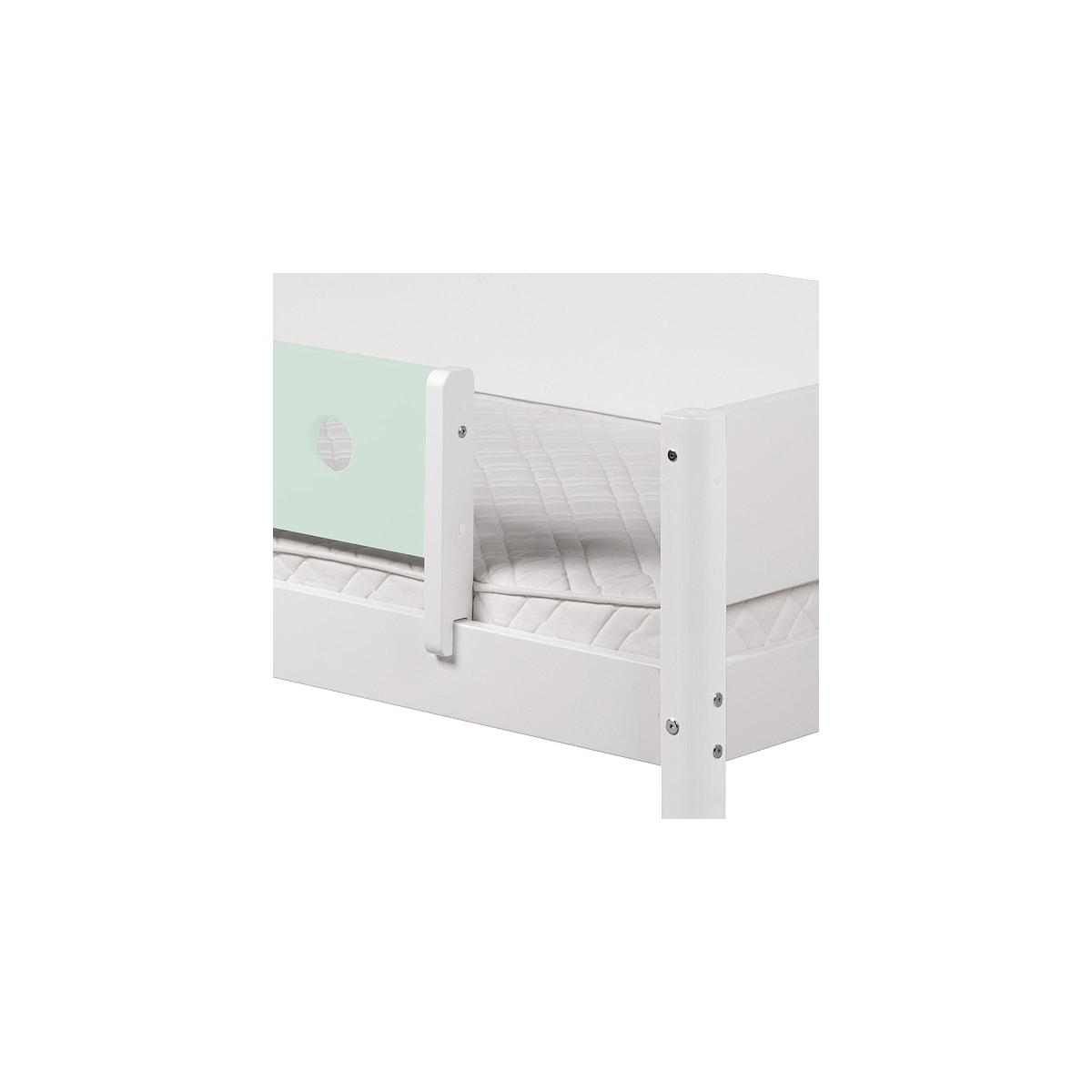 WHITE by Flexa Extrémité de barrière de sécurité en MDF uniquement pour lit simple