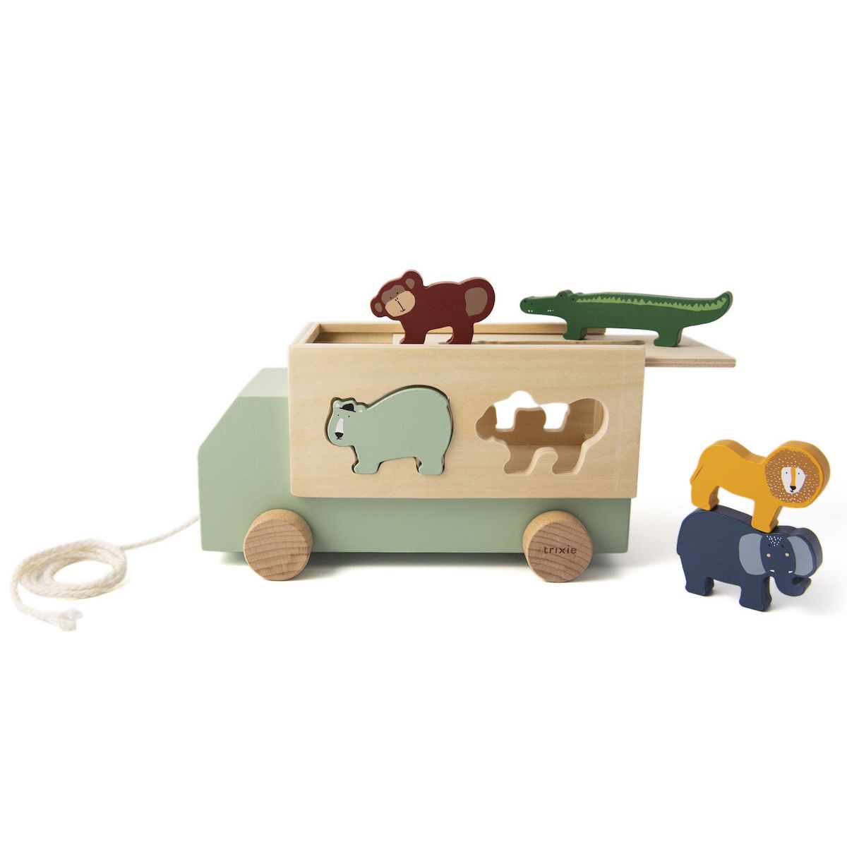 Wooden animal truck Trixie