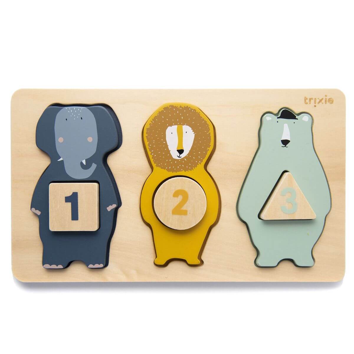 Wooden counting puzzle Trixie
