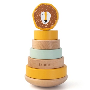 Wooden stacking toy - Mr. Lion Trixie