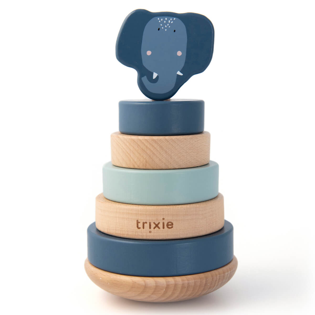 Wooden stacking toy - Mrs. Elephant Trixie