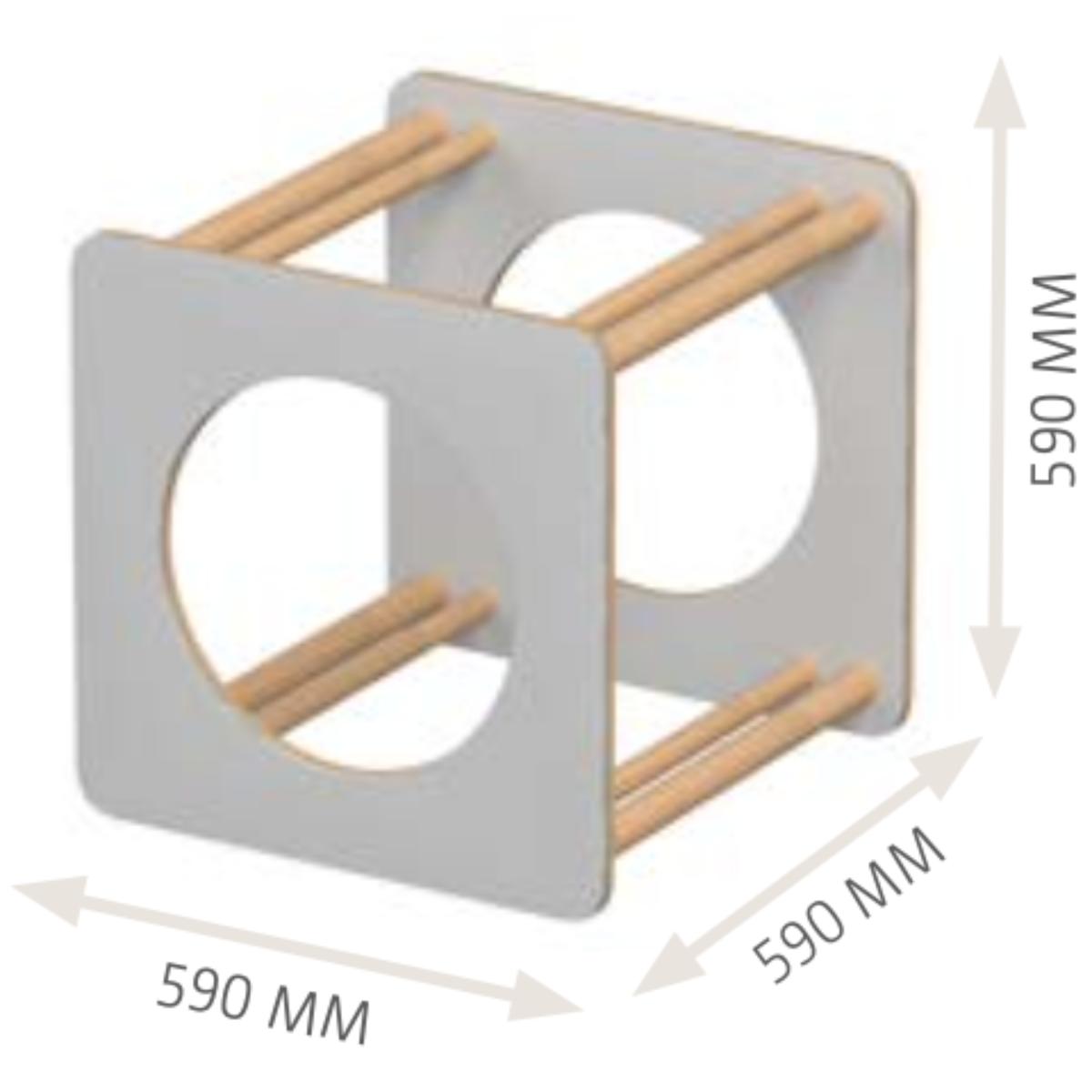 Würfel avec fenêtre ronde Beleduc