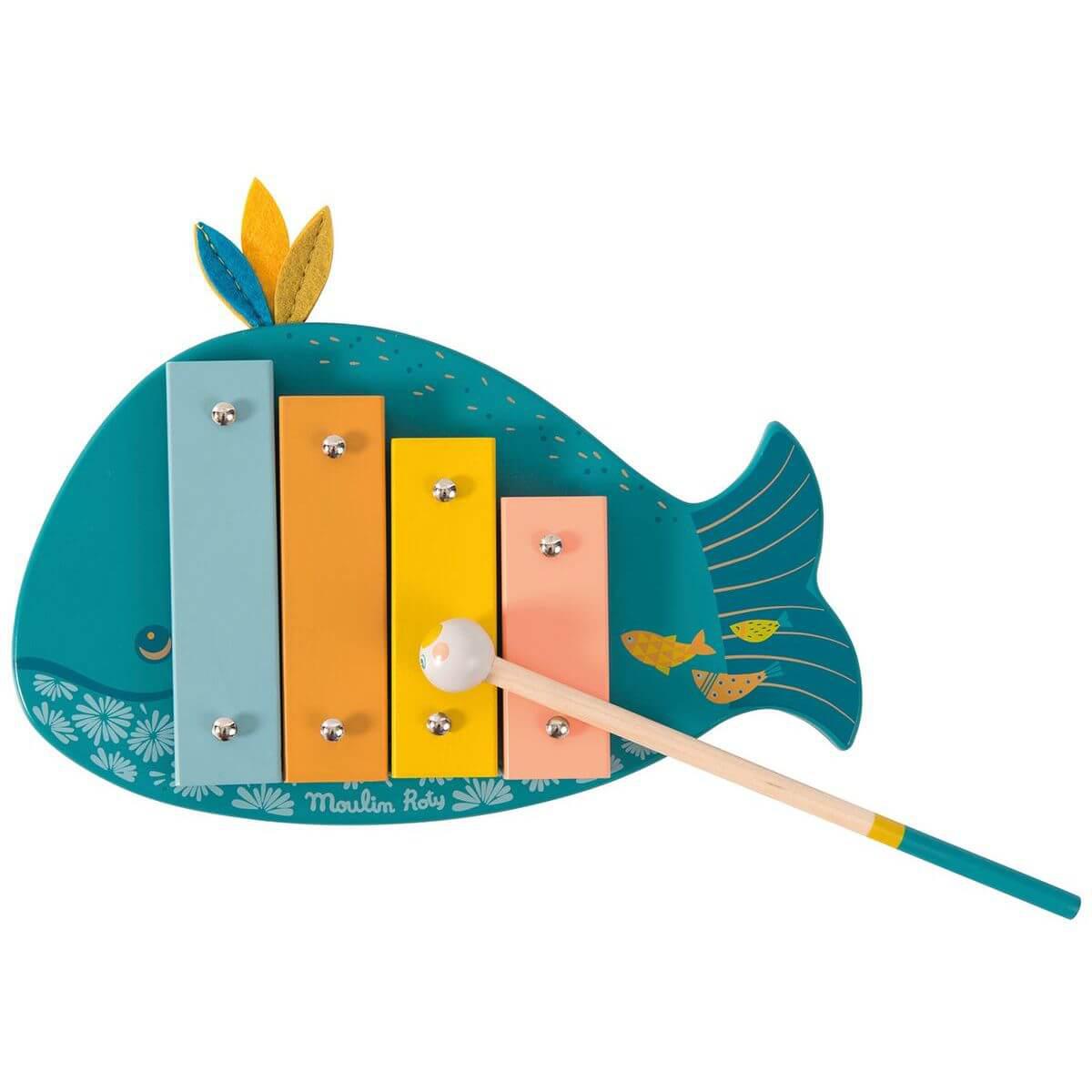 Xylophone baleine LE VOYAGE D'OLGA Moulin Roty